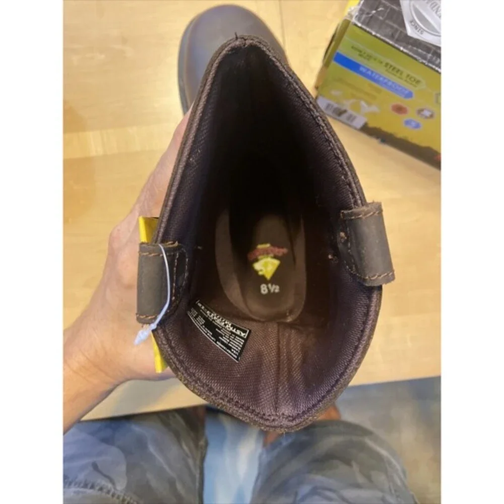 Herman Survivors M HS Plower 8.5 Leather‎ Boots  Waterproof Steel Toe